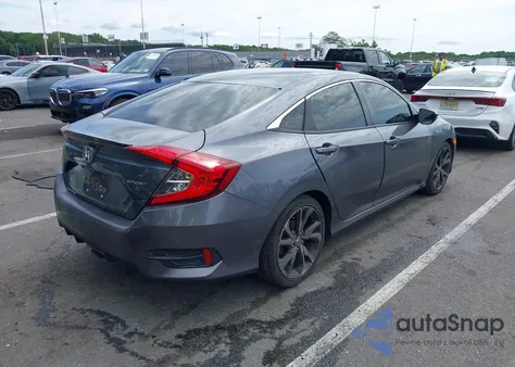 2020 Honda Civic Sport z USA, uszkodzony, nr VIN 2HGFC2F85LH553383